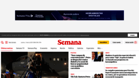 What Semana.com website looked like in 2023 (1 year ago)