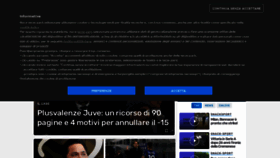What Sportmediaset.it website looked like in 2023 (2 years ago)