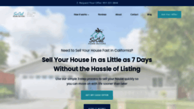 What Socalhomebuyers.com website looked like in 2023 (1 year ago)