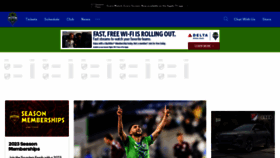 What Soundersfc.com website looked like in 2023 (1 year ago)