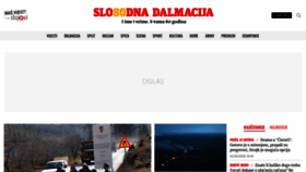 What Slobodnadalmacija.hr website looked like in 2023 (2 years ago)