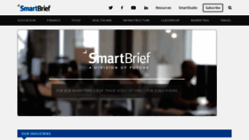 What Smartbrief.com website looked like in 2023 (1 year ago)