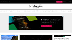 What Smithsonianmag.com website looked like in 2023 (1 year ago)