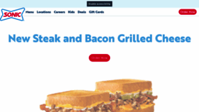 What Sonicdrivein.com website looked like in 2023 (1 year ago)