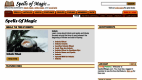 What Spellsofmagic.com website looked like in 2023 (1 year ago)