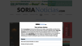 What Sorianoticias.com website looked like in 2023 (1 year ago)