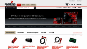 What Sparkfun.com website looked like in 2023 (1 year ago)