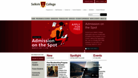 What Selkirk.ca website looked like in 2023 (1 year ago)