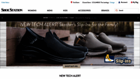 What Shoestation.com website looked like in 2023 (1 year ago)