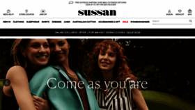 What Sussan.com.au website looked like in 2023 (1 year ago)