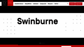 What Swinburne.edu.my website looked like in 2023 (1 year ago)