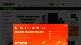 What Sunsky-online.com website looked like in 2023 (1 year ago)