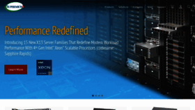 What Supermicro.com website looked like in 2023 (1 year ago)