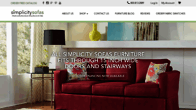 What Simplicitysofas.com website looked like in 2023 (1 year ago)