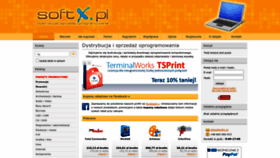 What Softx.pl website looked like in 2023 (2 years ago)