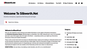 What Silkworth.net website looked like in 2023 (1 year ago)
