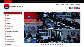What Sindhpolice.gov.pk website looked like in 2023 (1 year ago)