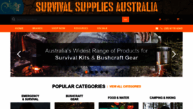 What Survivalsuppliesaustralia.com.au website looked like in 2023 (1 year ago)
