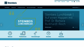 What Steinbeis.de website looked like in 2023 (2 years ago)