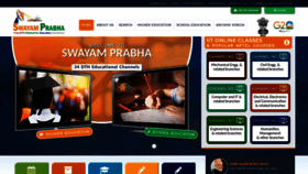 What Swayamprabha.gov.in website looked like in 2023 (1 year ago)