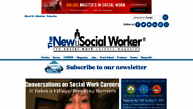 What Socialworker.com website looked like in 2023 (1 year ago)