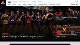 What Sanfl.com.au website looked like in 2023 (1 year ago)