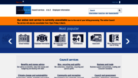 What Southlanarkshire.gov.uk website looked like in 2023 (1 year ago)
