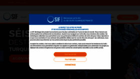 What Secours-islamique.org website looked like in 2023 (1 year ago)