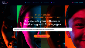 What Starngage.com website looked like in 2023 (1 year ago)