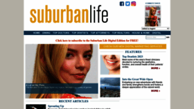 What Suburbanlifemagazine.com website looked like in 2023 (1 year ago)