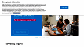 What Segurcaixaadeslas.es website looked like in 2023 (1 year ago)