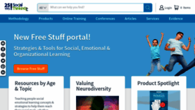 What Socialthinking.com website looked like in 2023 (1 year ago)