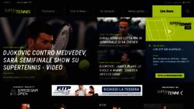 What Supertennis.tv website looked like in 2023 (1 year ago)