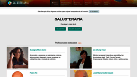 What Saludterapia.com website looked like in 2023 (1 year ago)