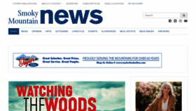 What Smokymountainnews.com website looked like in 2023 (1 year ago)