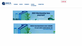 What Saica.co.za website looked like in 2023 (1 year ago)