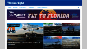 What Simflight.com website looked like in 2023 (1 year ago)