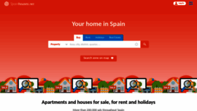 What Spainhouses.net website looked like in 2023 (1 year ago)