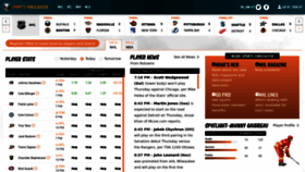 What Sportsforecaster.com website looked like in 2023 (1 year ago)