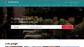 What Squaremeal.co.uk website looked like in 2023 (1 year ago)