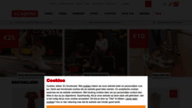 What Scapino.nl website looked like in 2023 (1 year ago)