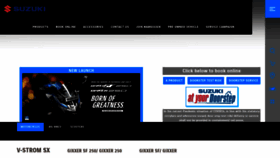 What Suzukimotorcycle.co.in website looked like in 2023 (3 years ago)