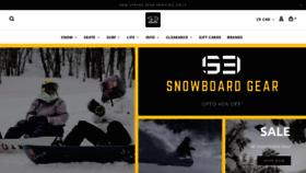 What S3boardshop.ca website looked like in 2023 (1 year ago)