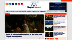 What Saphirnews.com website looked like in 2023 (1 year ago)