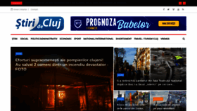 What Stiridecluj.ro website looked like in 2023 (1 year ago)