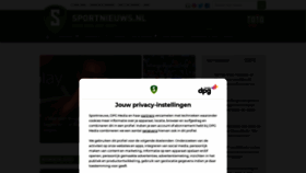 What Sportnieuws.nl website looked like in 2023 (1 year ago)