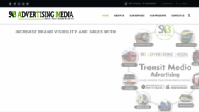 What Sbadvertisingmedia.com website looked like in 2023 (1 year ago)