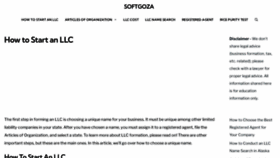 What Softgoza.com website looked like in 2023 (1 year ago)