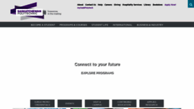 What Saskpolytech.ca website looked like in 2023 (1 year ago)