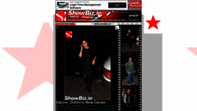 What Showbizireland.com website looked like in 2023 (1 year ago)